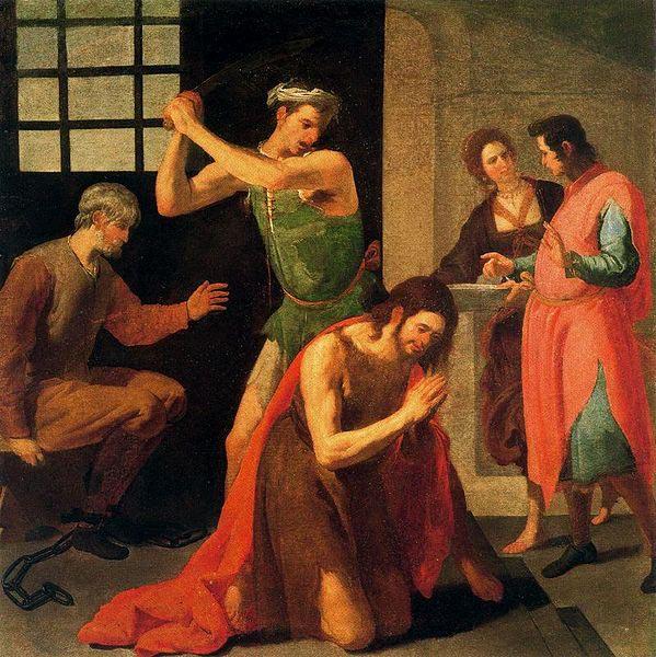 Jusepe Leonardo Degollacion de San Juan Bautista oil painting image